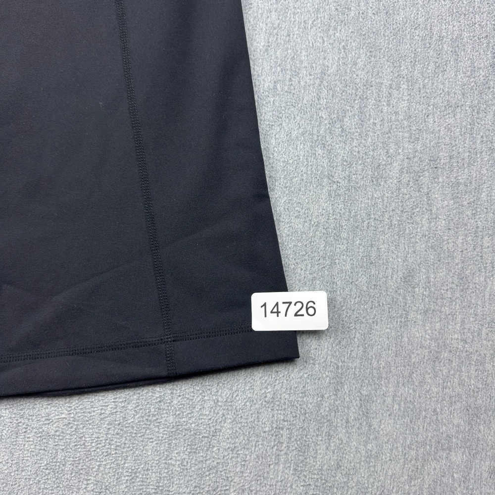 Lululemon Pants Women 10 Black Reversible Groove Crop Wide Leg Fit Yoga Dance - Picture 14 of 14
